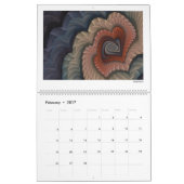 Blue Collection Abstrakte Fraktale 2026 Kalender (Feb 2017)