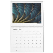 Blue Collection Abstrakte Fraktale 2026 Kalender (Jan 2027)