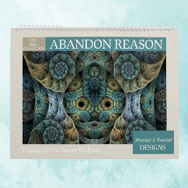 Blue Collection Abstrakte Fraktale 2026 Kalender