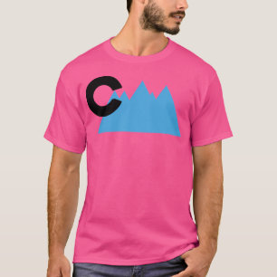 Blue Colorado Mountains Aktiv T-Shirt