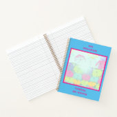 Blue Colorful Umbrellas Student Notizblock (Innenseite)