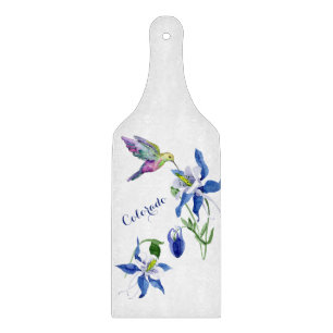Blue Columbia Garden Hummingbird Schneidebrett
