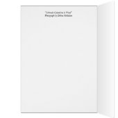 Blue Columbine and Wood Jeden Anlaß Grußkarte (Innen (Links))