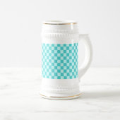 Blue Combination Classic Checkerboard von STaylor Bierglas (VorderseiteRechts)
