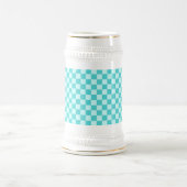 Blue Combination Classic Checkerboard von STaylor Bierglas (Mittel)
