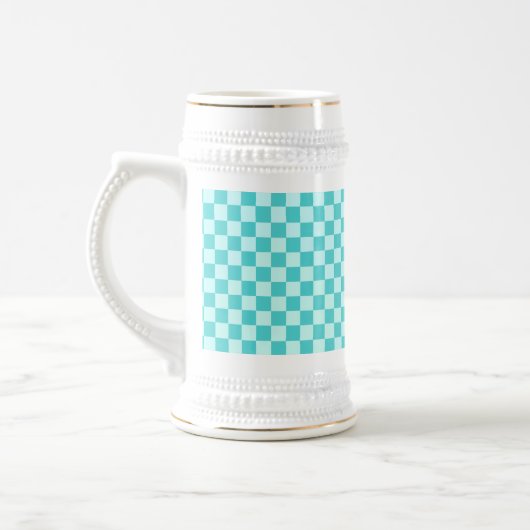 Blue Combination Classic Checkerboard von STaylor Bierglas (Links)
