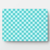 Blue Combination Classic Checkerboard von STaylor Fotoplatte (Vorderseite)
