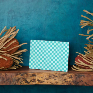 Blue Combination Classic Checkerboard von STaylor Fotoplatte
