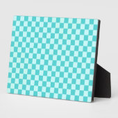 Blue Combination Classic Checkerboard von STaylor Fotoplatte (Seite)