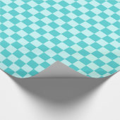 Blue Combination Classic Checkerboard von STaylor Geschenkpapier (Ecke)