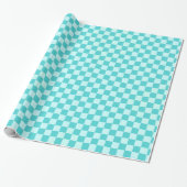 Blue Combination Classic Checkerboard von STaylor Geschenkpapier (Ungerollt)