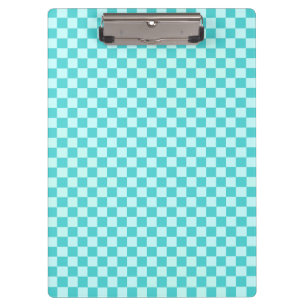 Blue Combination Classic Checkerboard von STaylor Klemmbrett