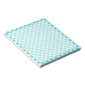 Blue Combination Classic Checkerboard von STaylor Notizblock (angewinkelt)