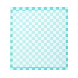 Blue Combination Classic Checkerboard von STaylor Notizblock