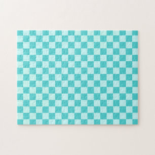 Blue Combination Classic Checkerboard von STaylor Puzzle