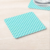 Blue Combination Classic Checkerboard von STaylor Rechteckiger Pappuntersetzer (angewinkelt)