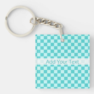 Blue Combination Classic Checkerboard von STaylor Schlüsselanhänger