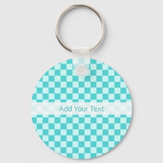 Blue Combination Classic Checkerboard von STaylor Schlüsselanhänger (Vorderseite)