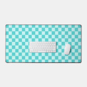 Blue Combination Classic Checkerboard von STaylor Schreibtischunterlage (Tastatur & Maus)