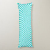 Blue Combination Classic Checkerboard von STaylor Seitenschläferkissen (Rückseite (Vertikal))