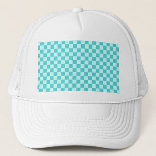 Blue Combination Classic Checkerboard von STaylor Truckerkappe