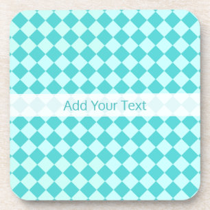 Blue Combination Diamond Pattern von Shirley Taylo Getränkeuntersetzer