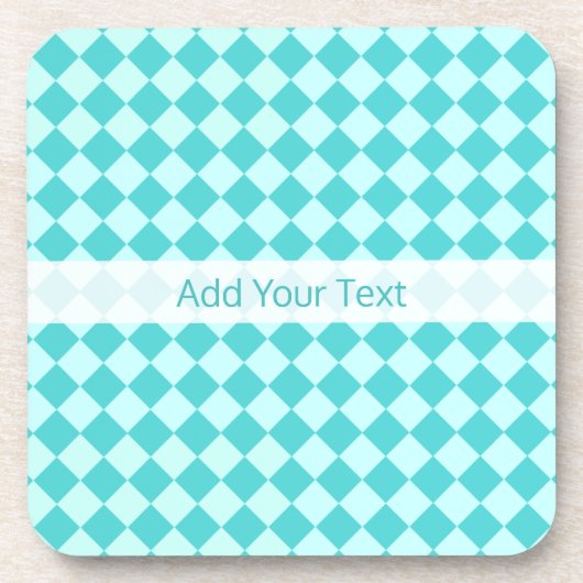 Blue Combination Diamond Pattern von Shirley Taylo Getränkeuntersetzer (Vorderseite)