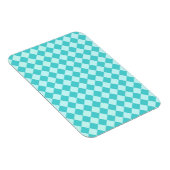 Blue Combination Diamond Pattern von Shirley Taylo Magnet (Rechte Seite)