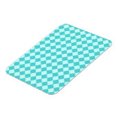 Blue Combination Diamond Pattern von Shirley Taylo Magnet (Linke Seite)