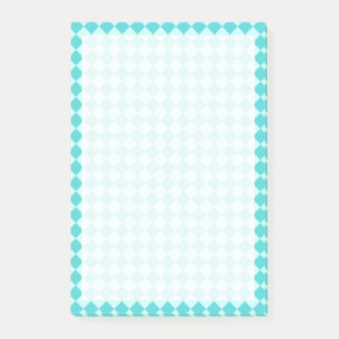 Blue Combination Diamond Pattern von Shirley Taylo Post-it Klebezettel