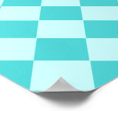 Blue Combination Diamond Pattern von Shirley Taylo Poster (Ecke)