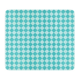 Blue Combination Diamond Pattern von Shirley Taylo Schneidebrett