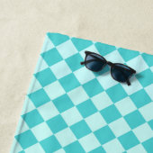 Blue Combination Diamond Pattern von Shirley Taylo Strandtuch (Beispiel)