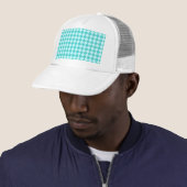 Blue Combination Diamond Pattern von Shirley Taylo Truckerkappe (Beispiel)