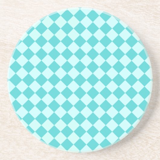 Blue Combination Diamond Pattern von Shirley Taylo Untersetzer (Vorne)