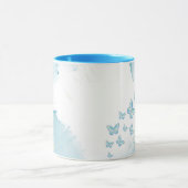 Blue Combo-Marmor-Tasse Tasse (Zentrum)