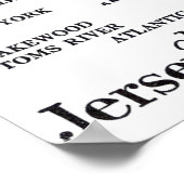 Blue Comet Train - Luxury Coach Trains Poster (Ecke)