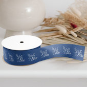 Blue Company Markenzeichen, Logo-Werbegeschenk Ripsband