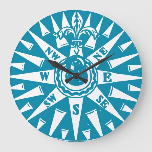 Blue Compass Uhr (Vorderseite)