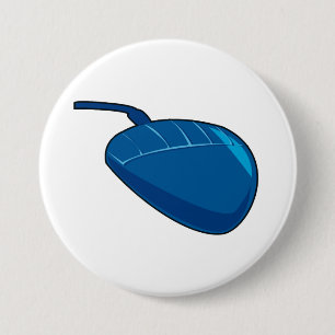 Blue Computer Mouse Button
