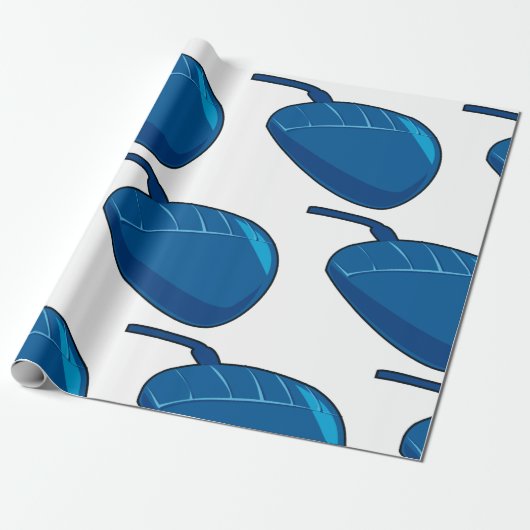 Blue Computer Mouse Geschenkpapier (Ungerollt)