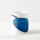 Blue Computer Mouse Kaffeetasse (Mittel)