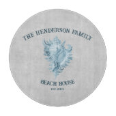 Blue Conch Muschel Schneidebrett (Vorderseite)