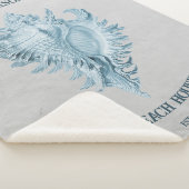 Blue Conch Muschel Sherpadecke (3/4)