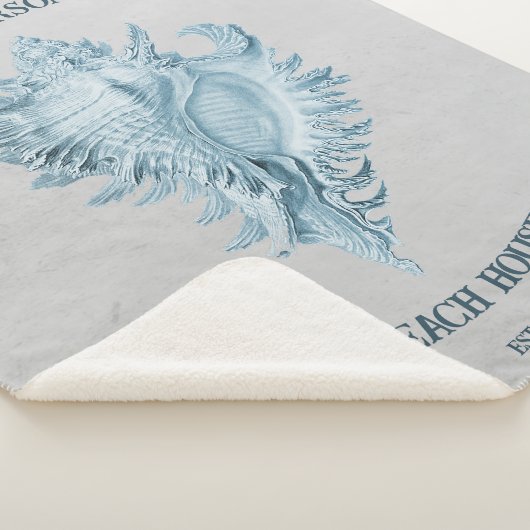 Blue Conch Muschel Sherpadecke (3/4)