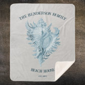 Blue Conch Muschel Sherpadecke