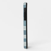 "Blue Concrete"-Gehäuse in Monogramm Case-Mate iPhone Hülle (Hinten/Links)