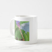 Blue Cone Bromeliad Blume Kaffeetasse (Vorderseite Links)
