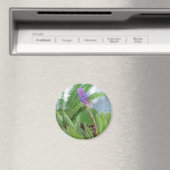 Blue Cone Bromeliad Blume Magnet (In Situ (Geschirrspüler))