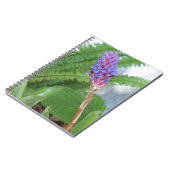Blue Cone Bromeliad Blume Notizblock (Linke Seite)